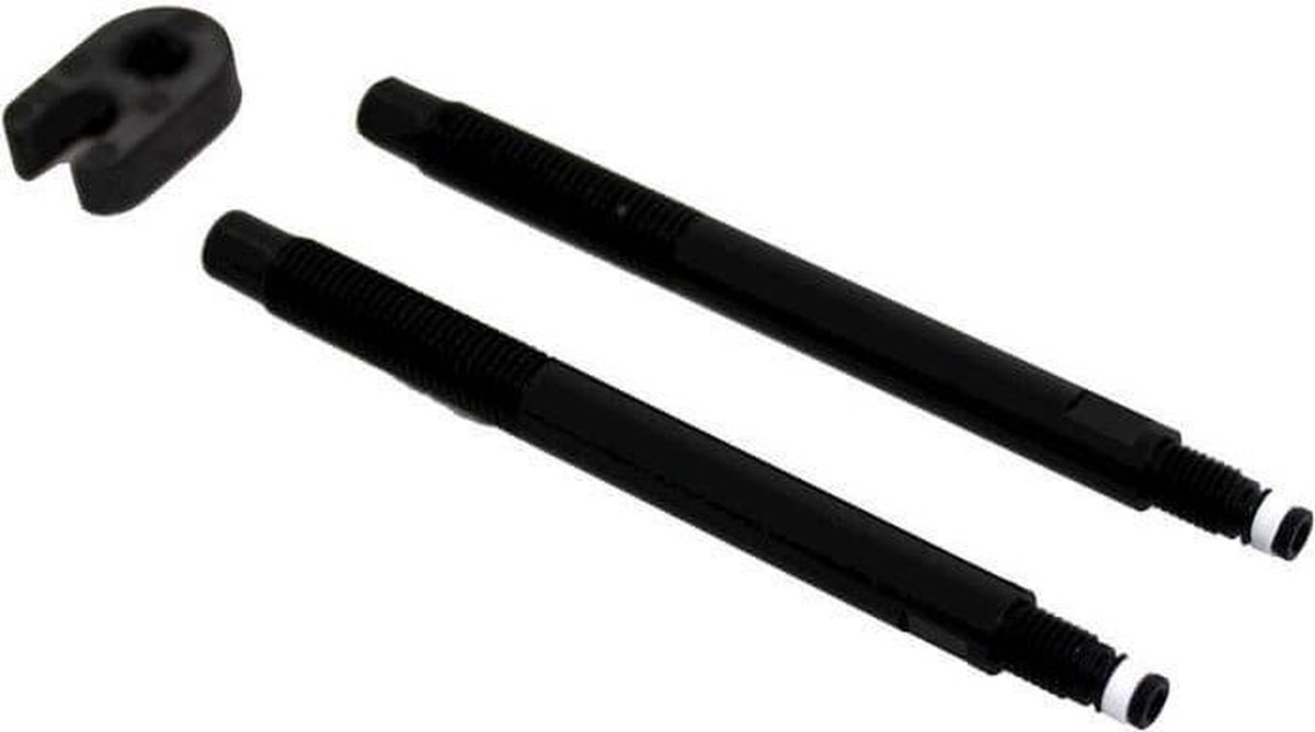 Schw Ventiel Verlenger 65mm (2) - Zwart