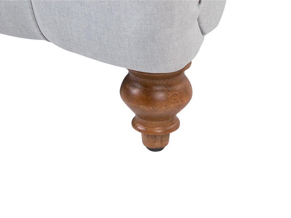 Beliani Muret - Chaise Longue--polyester - Grijs