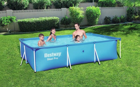 Bestway Zwembad 300x201x66 Pvc - 3300 Liter - Blauw