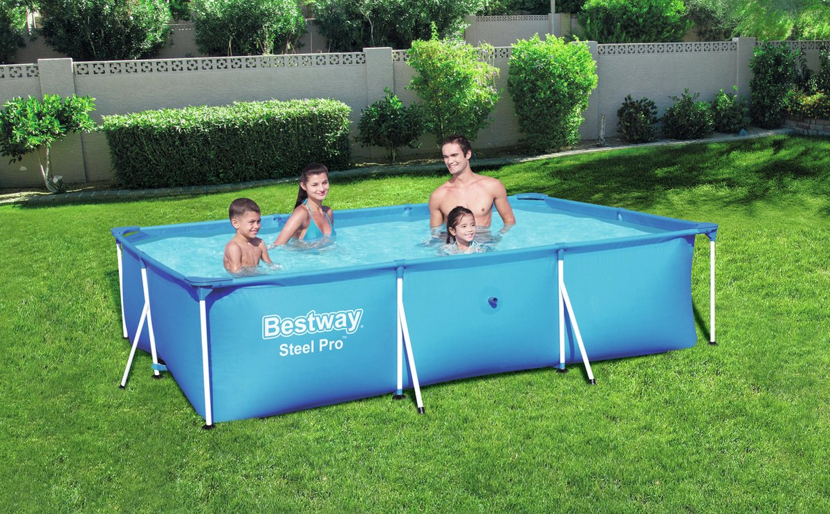 Bestway Zwembad 300x201x66 Pvc - 3300 Liter - Blauw