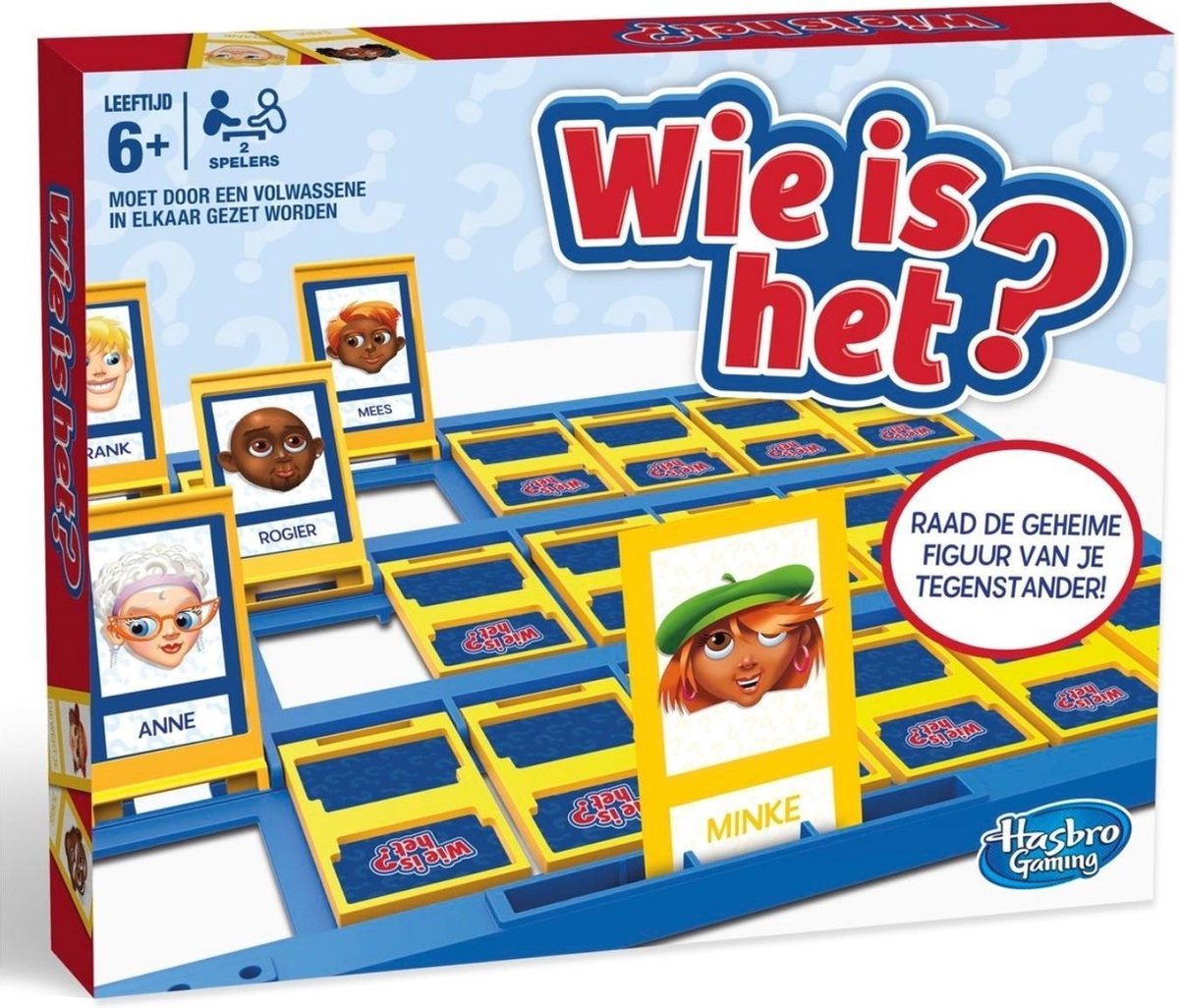 Hasbro Spellenbundel - Bordspel - 3 Stuks - Wie Is Het? & Mens Erger Je Niet & Stef Stuntpiloot