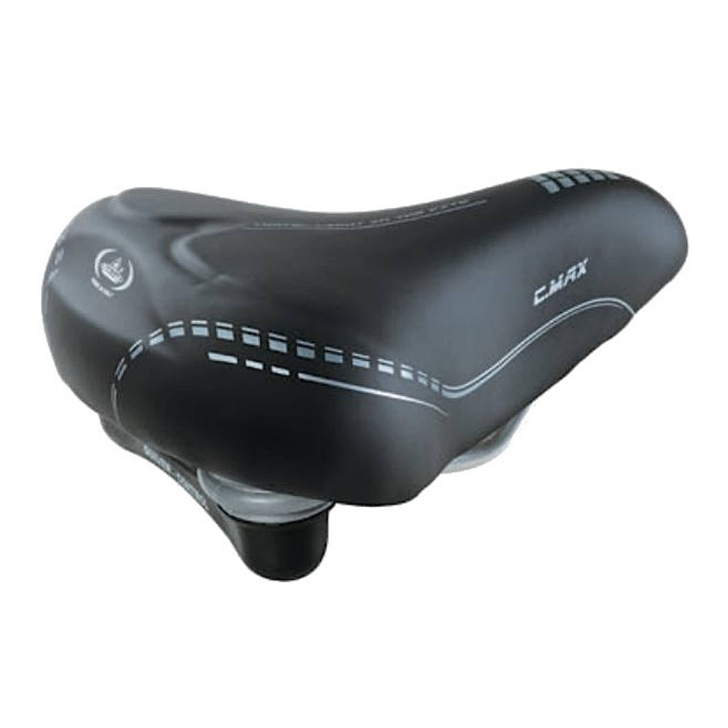 Selle Monte Grappa Zadel Max Comfort El Unisex 260 X 200 Mm - Zwart