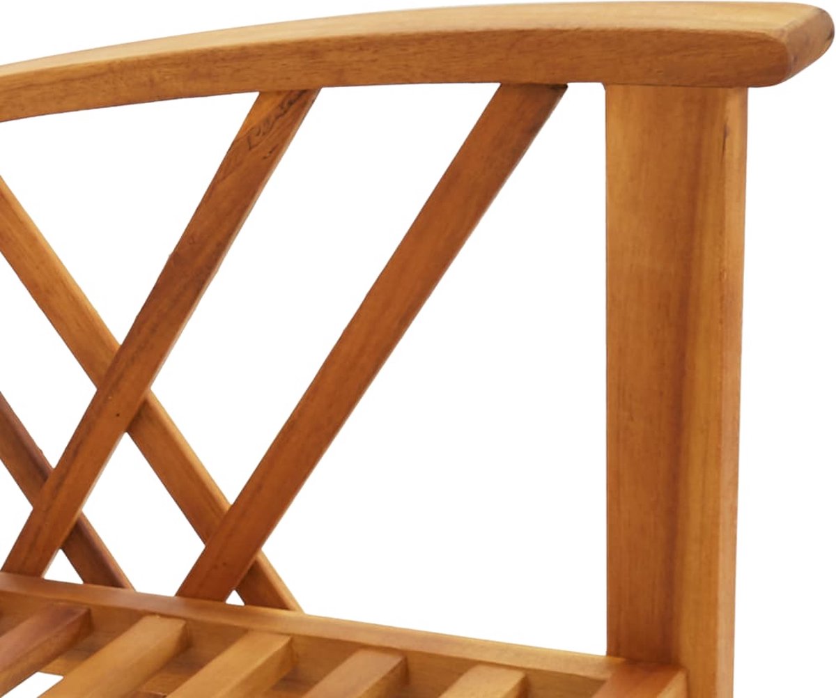 Vidaxl 4-delige Loungeset Massief Acaciahout - Bruin