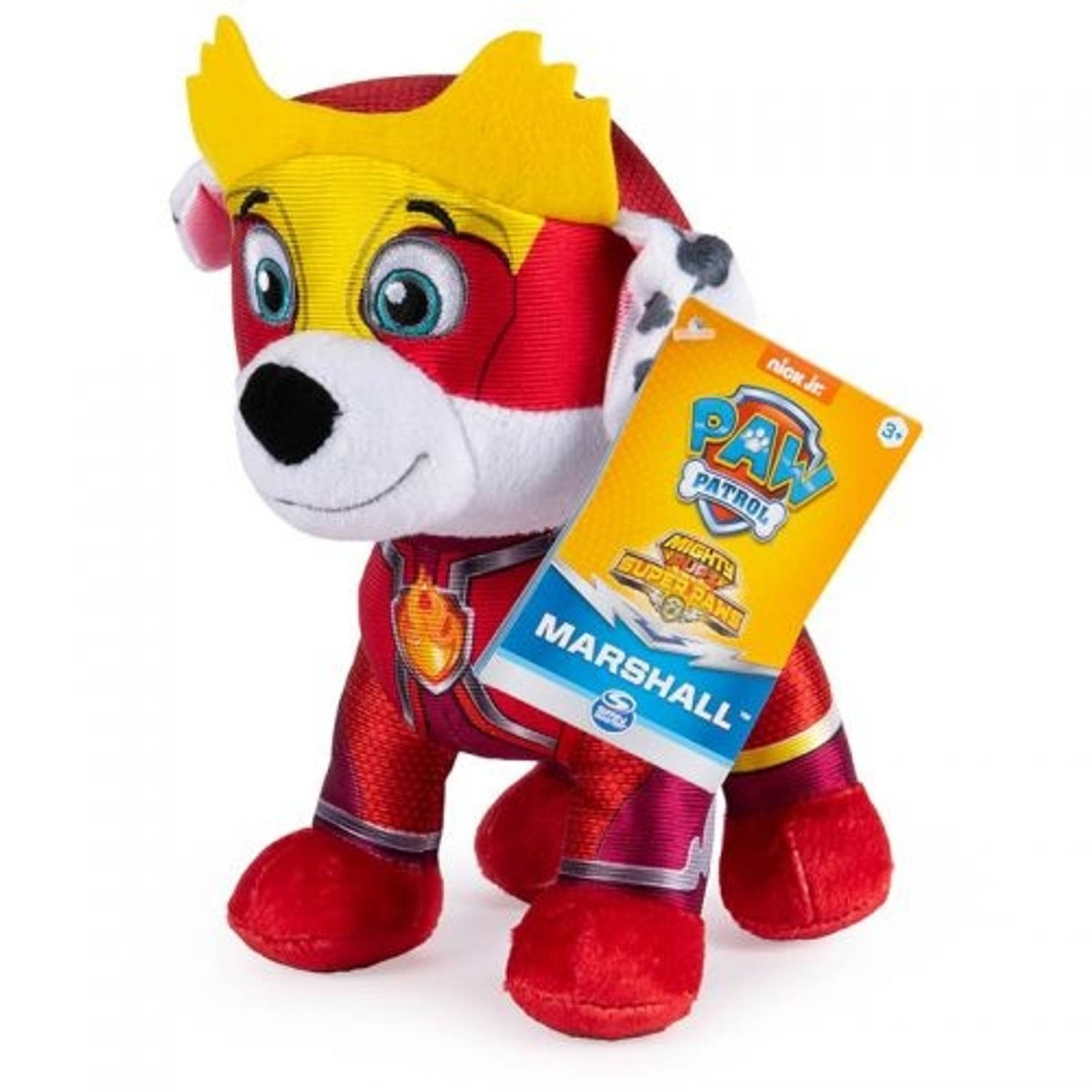 Paw Patrol Basic Plush Mighty Pups Marshall