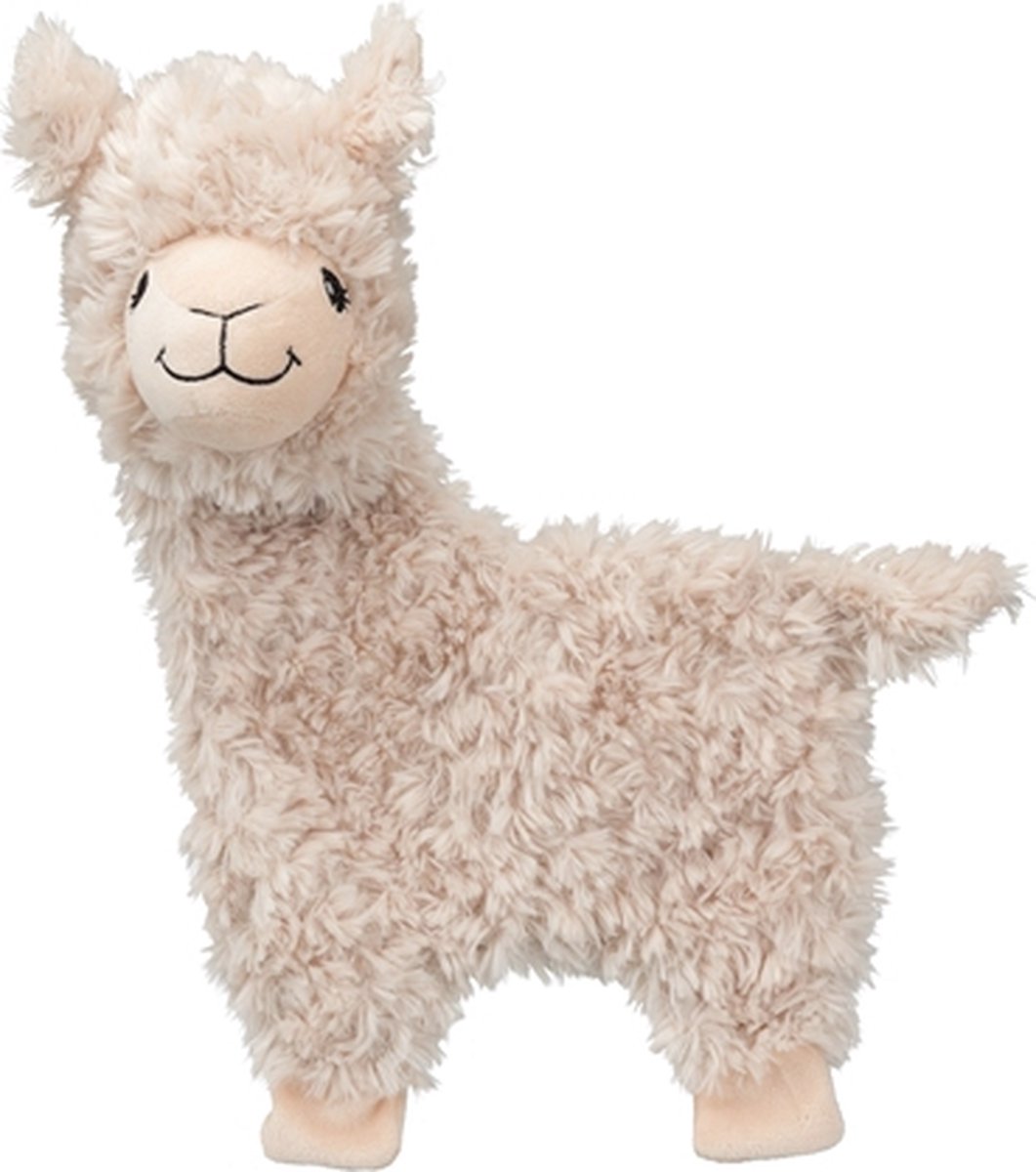 Trixie Pluche Lama 40 Cm - Gebroken - Voor Hond - Blanco