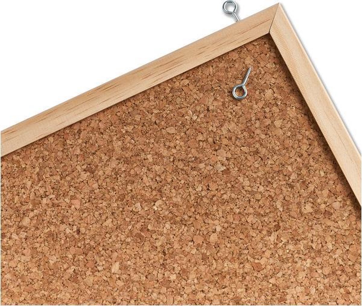 Set Van 2x Stuks Prikborden Van Kurk 60 X 100 Cm - Kurken Memoborden/prikborden Voor Thuis Of Op Kantoor - Bruin