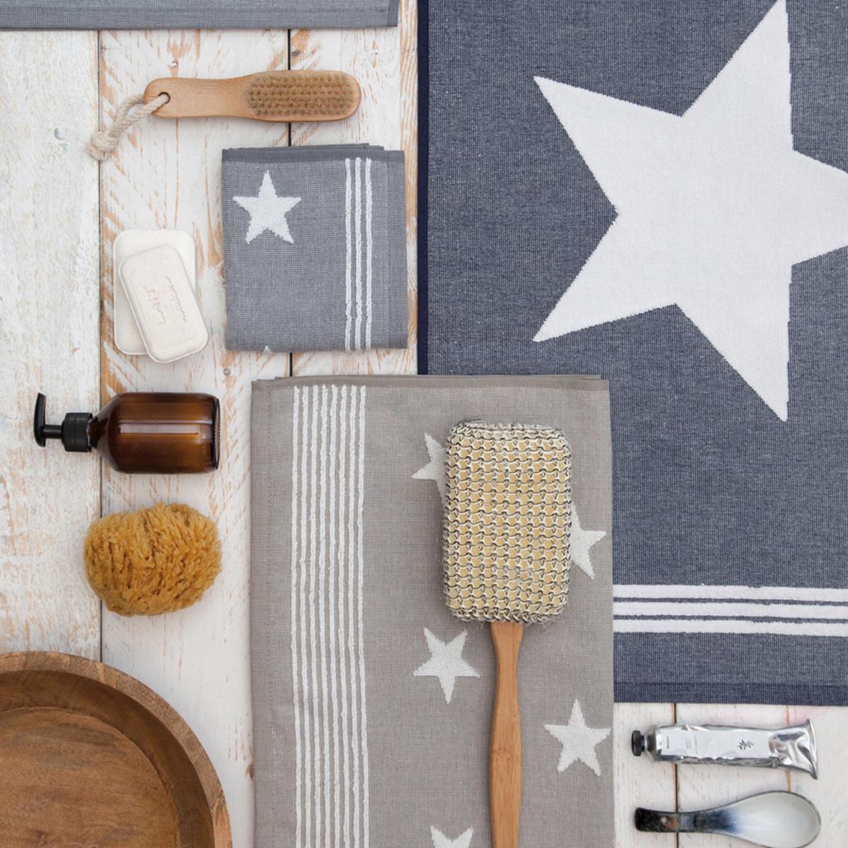 Seahorse Stardust 2 Badmatten 50 X 75 Cm Taupe - Bruin