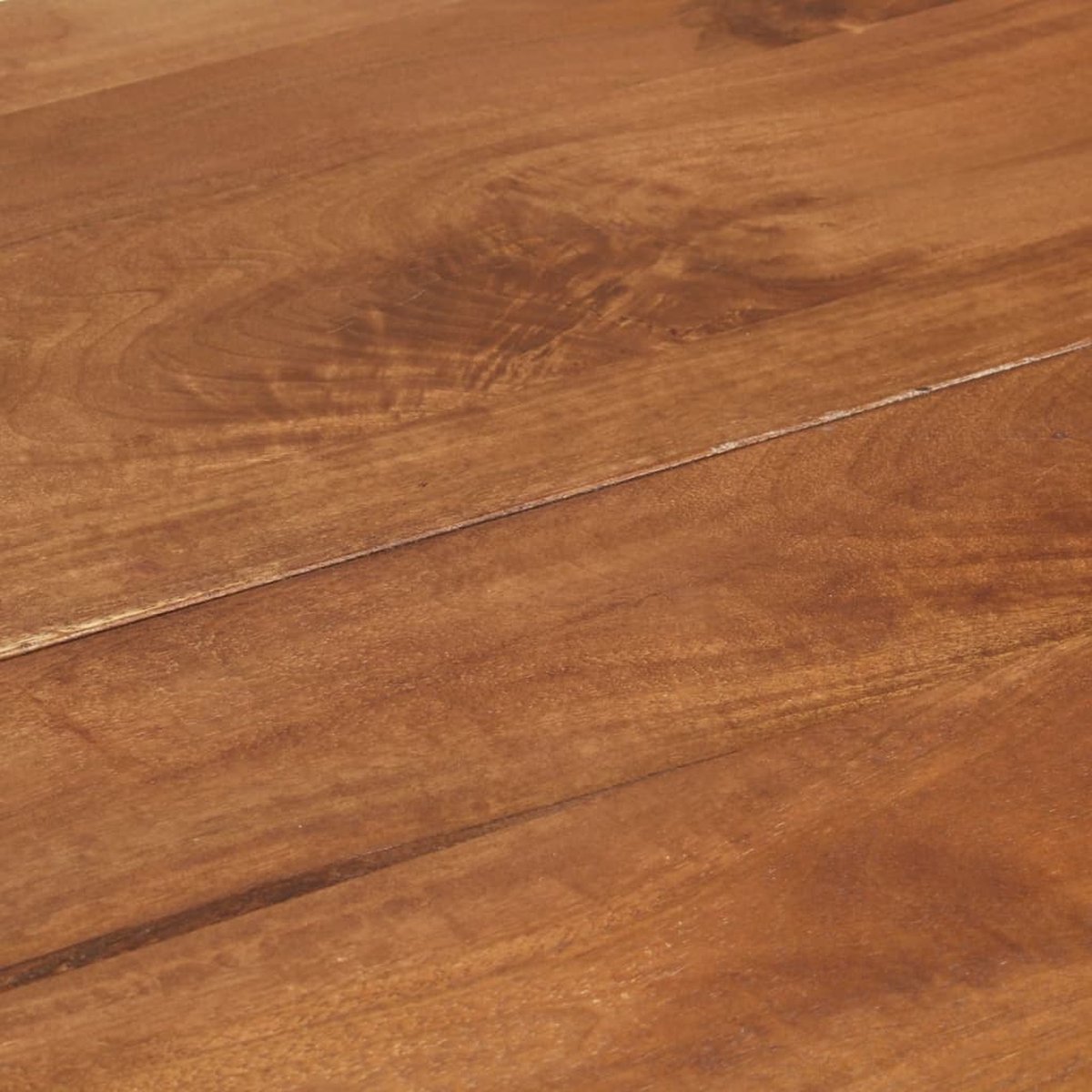Vidaxl Eettafel Rond 110x76 Cm Massief Mangohout - Bruin