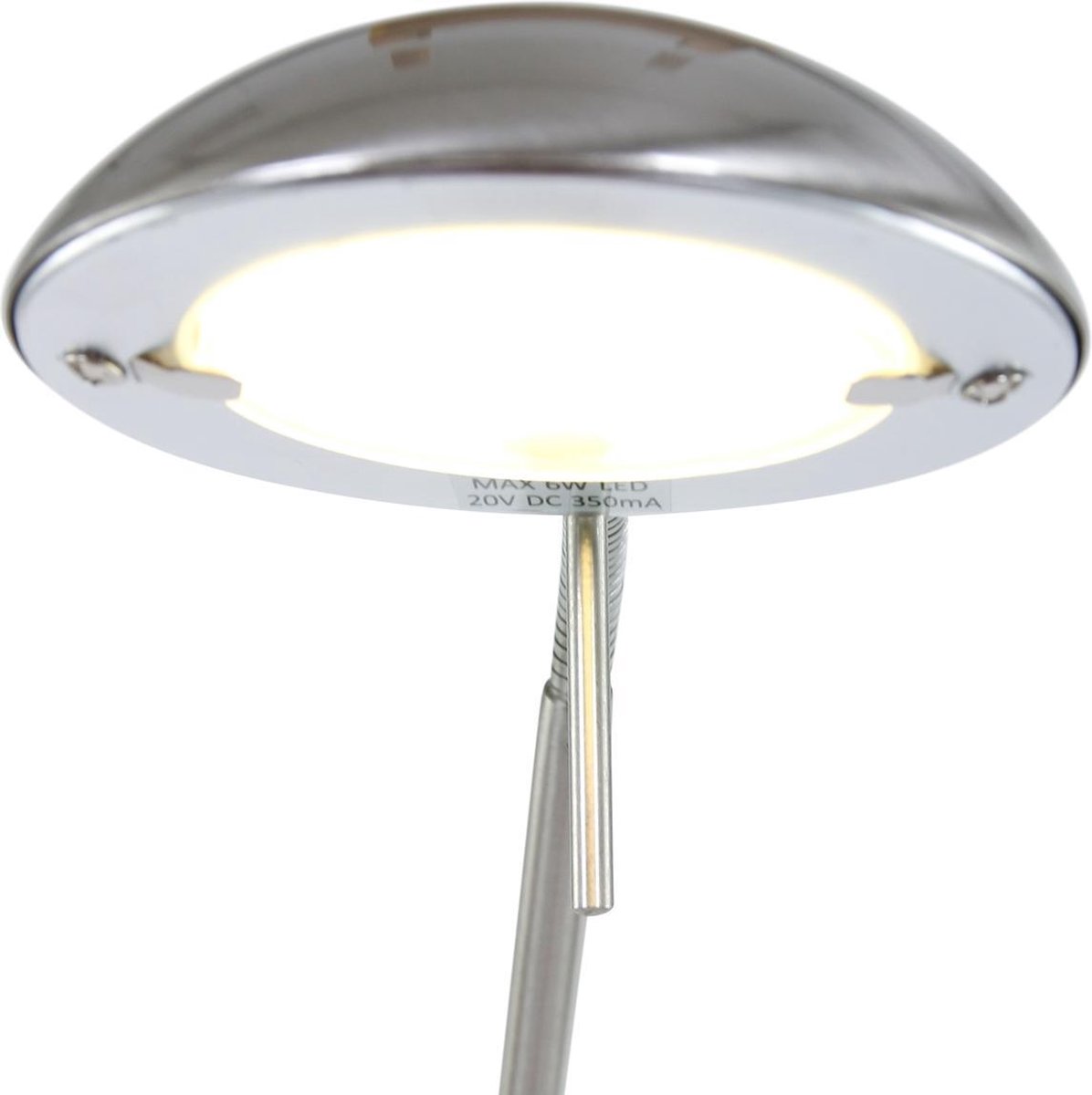 Steinhauer Vloerlamp 1 Lichts Mexlite Biron 7501st - Silver