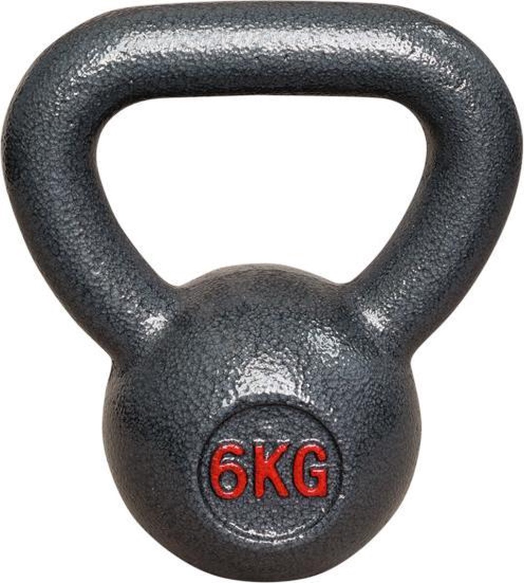 IVOL Kettlebell Gietijzer - 6 Kg - Grijs