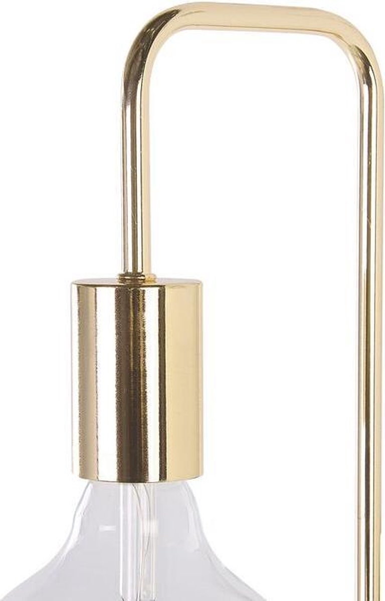 Beliani Savena - Staande Lamp--metaal - Goud