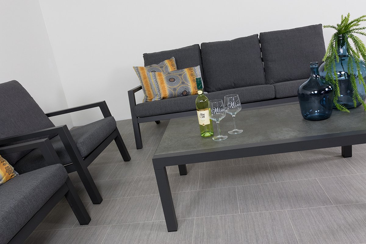 Vdg Atlanta Loungeset - 4 Delig - Grijs