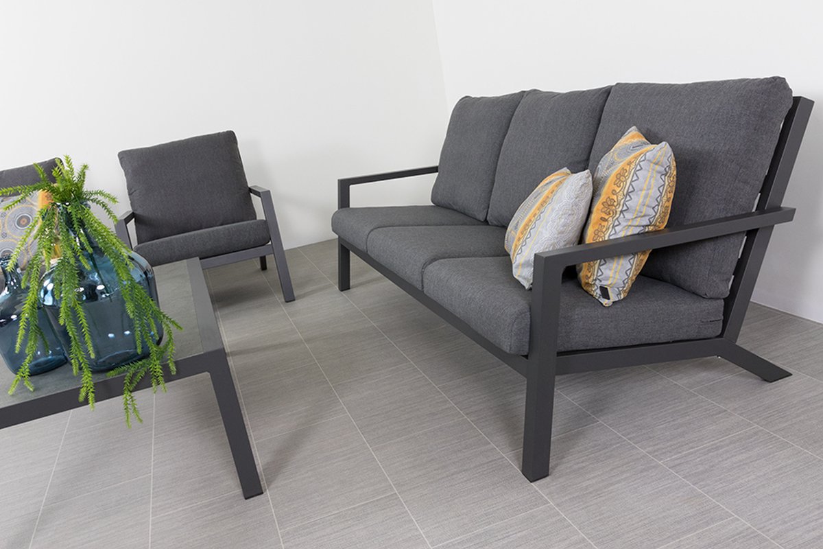 Vdg Atlanta Loungeset - 4 Delig - Grijs