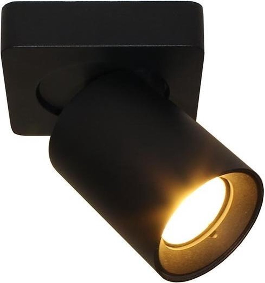 Lamponline Spot Megano 1 Lichts - Zwart