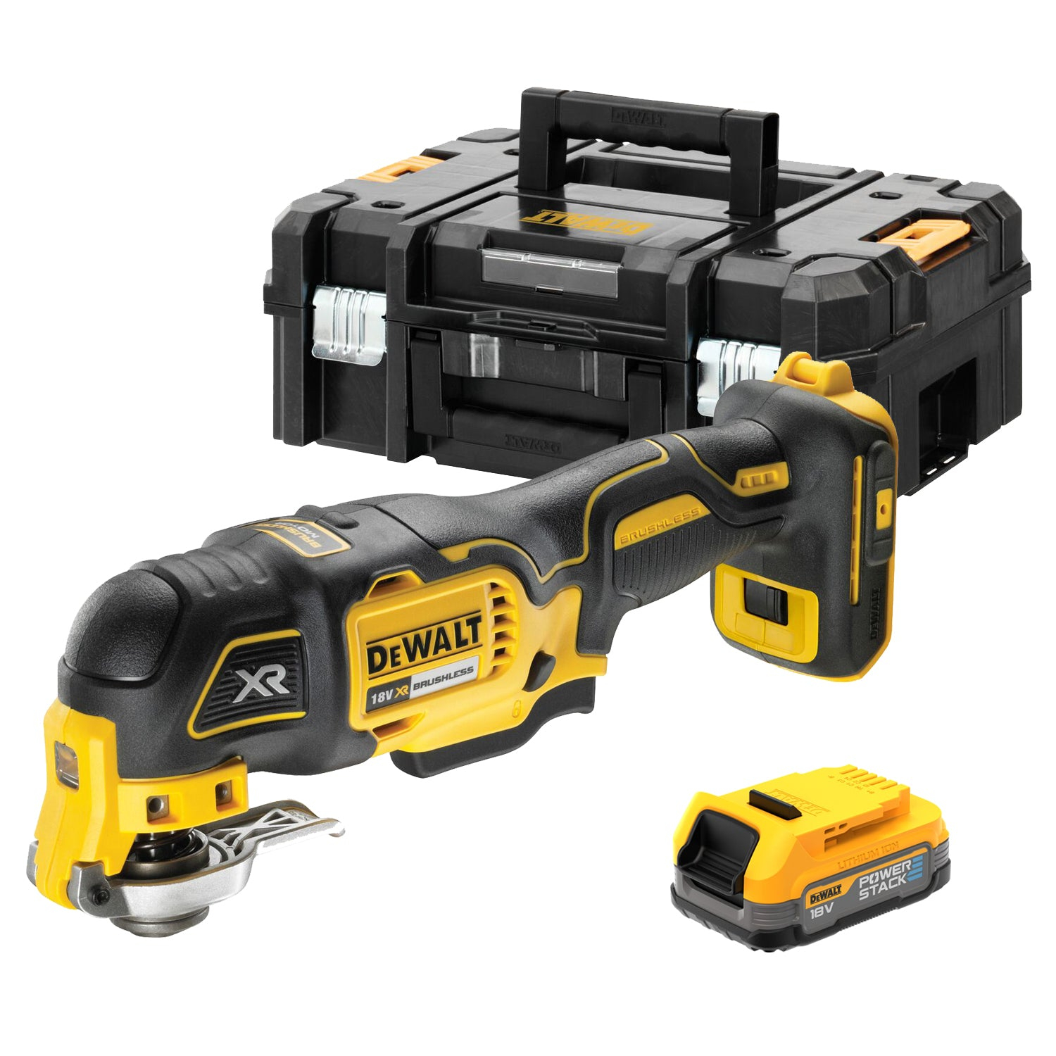 DeWalt DCS356E1T Accu Multitool | Oscillerend | 18V XR Powerstack | in TSTAK