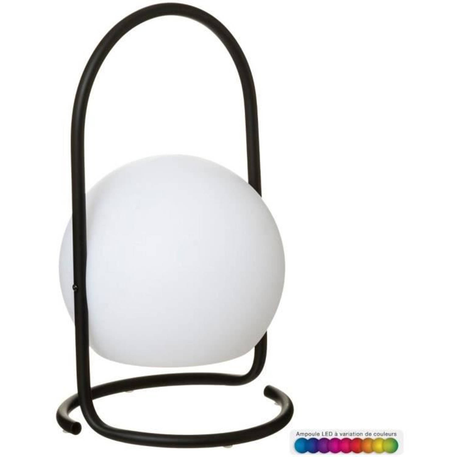 Atmosphera Pia Buitenlamp H29 Cm - - Zwart