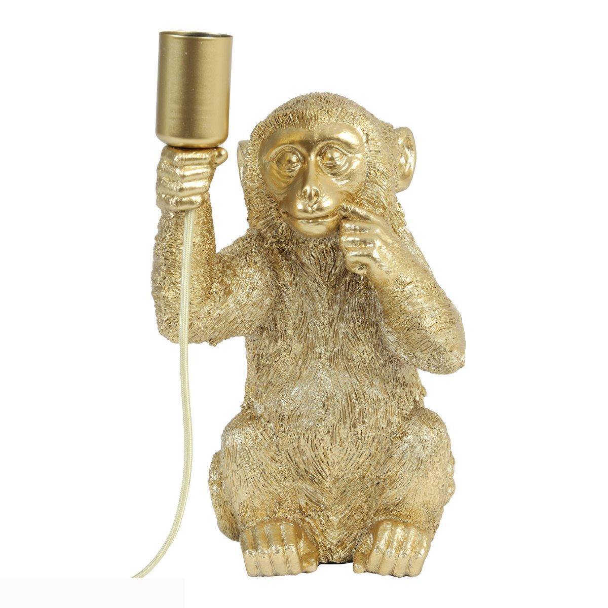 Light & Living Monkey Tafellamp - Goud