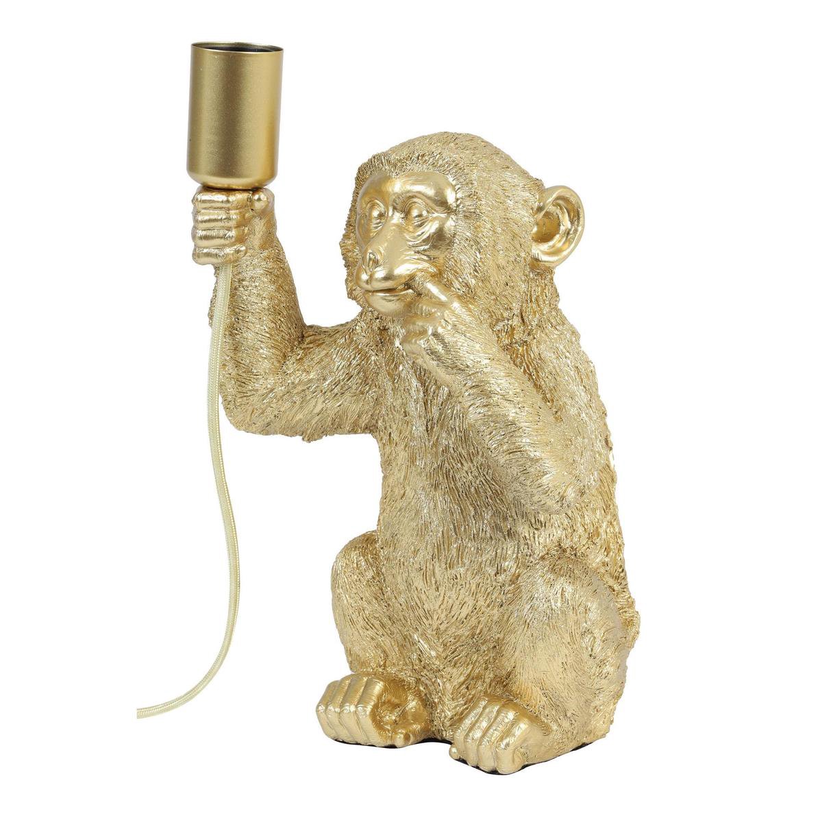 Light & Living Monkey Tafellamp - Goud