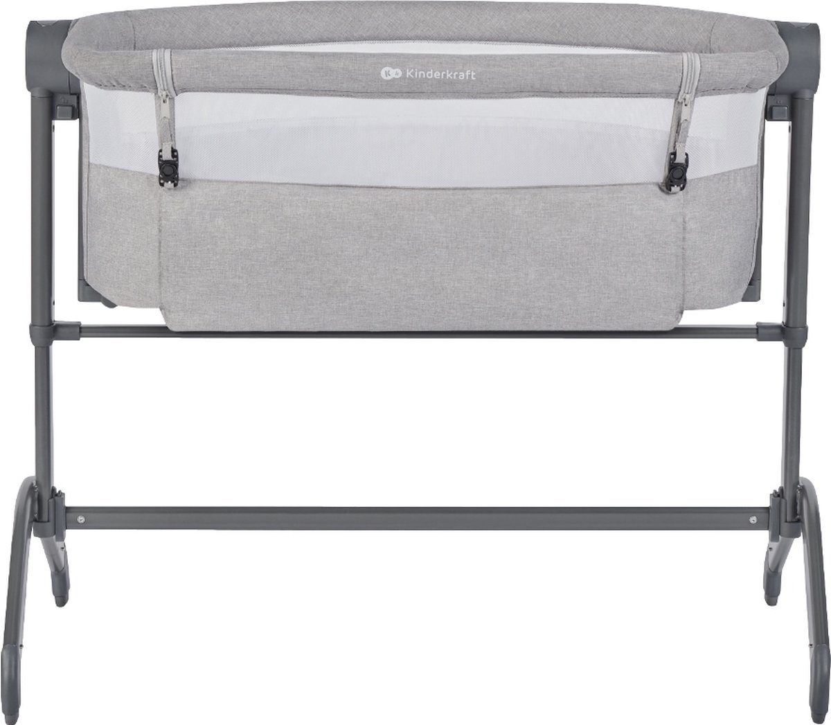 Kinderkraft - Co Sleeper - 2-in-1 - Aanschuifwieg - Wieg - Bea - Grijs