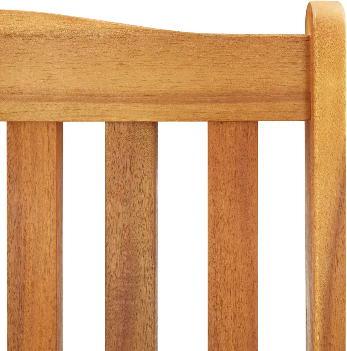 Vidaxl Schommelstoel Met Kussens Massief Acaciahout - Bruin