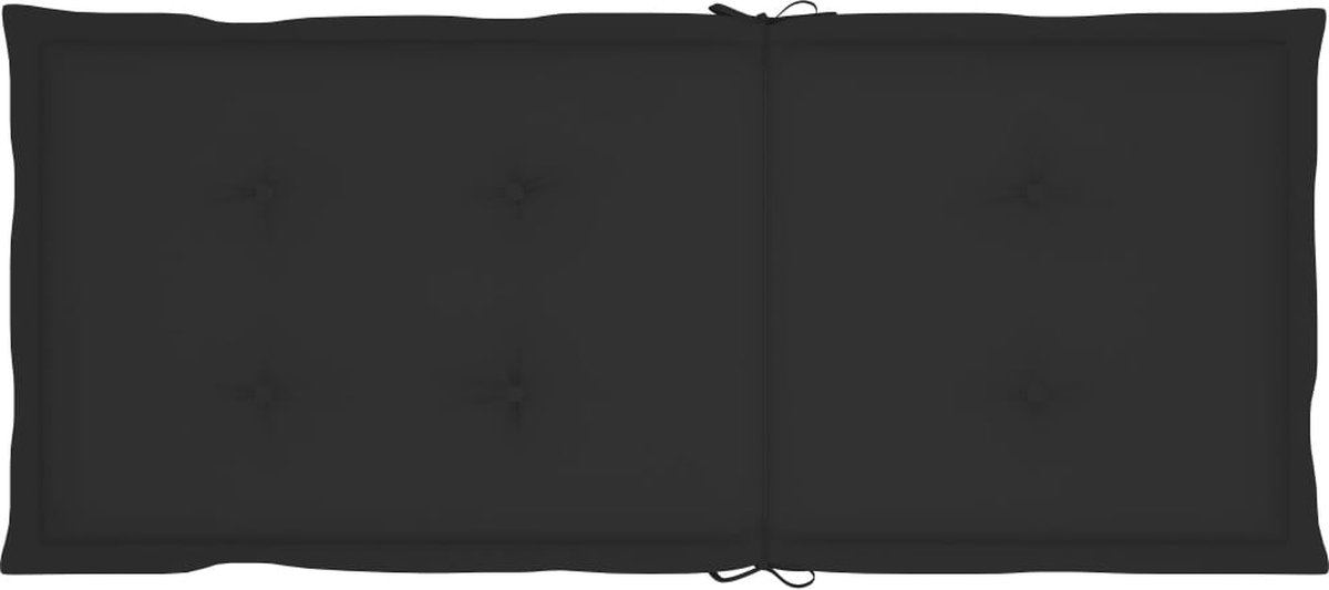 Vidaxl Schommelstoel Met Kussens Massief Acaciahout - Bruin