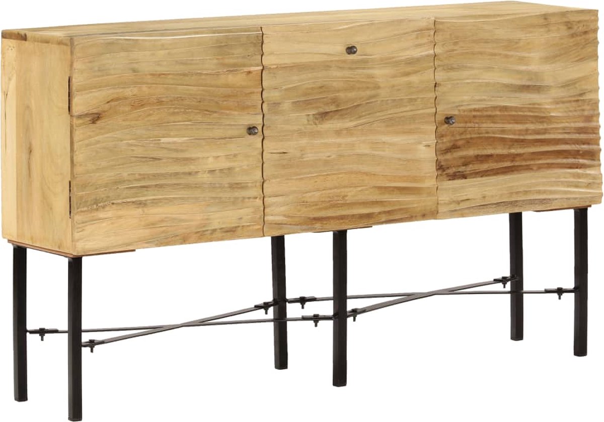 Vidaxl Dressoir 118x30x70 Cm Massief Mangohout - Bruin