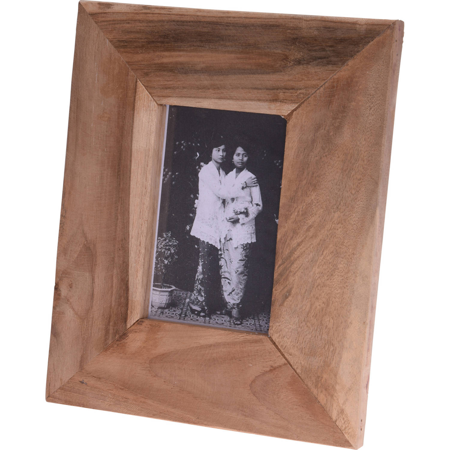 Relaxwonen - Fotolijst Teak - Massief Teakhout - 27.5 X 22 X 4 Cm - Bruin