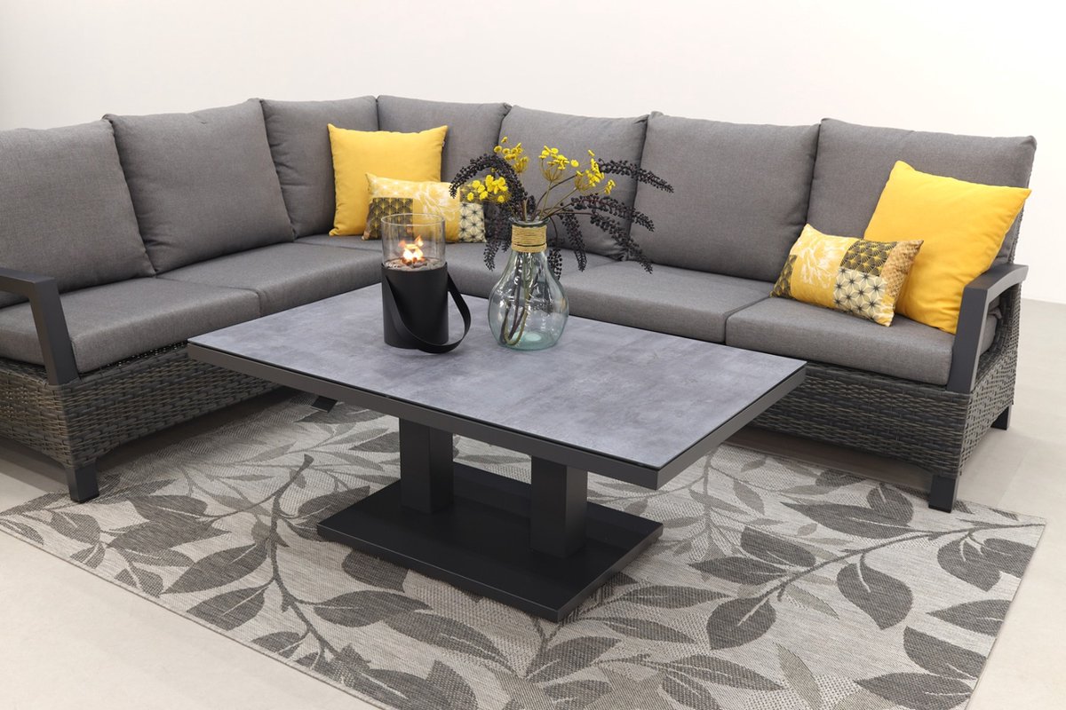 Vdg Darwin/rockford Lounge Dining Set - Antraciet - Grijs