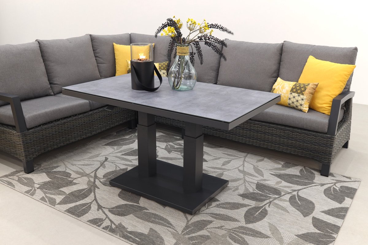 Vdg Darwin/rockford Lounge Dining Set - Antraciet - Grijs