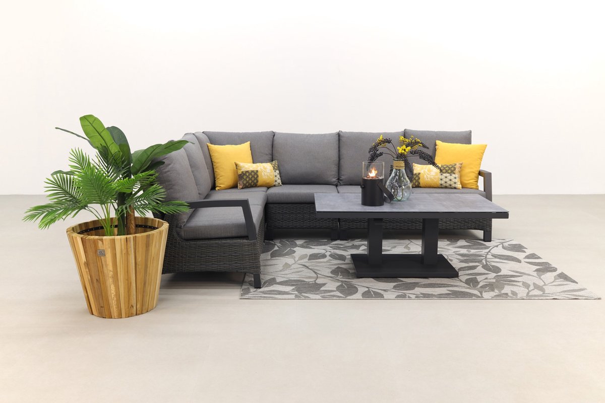 Vdg Darwin/rockford Lounge Dining Set - Antraciet - Grijs