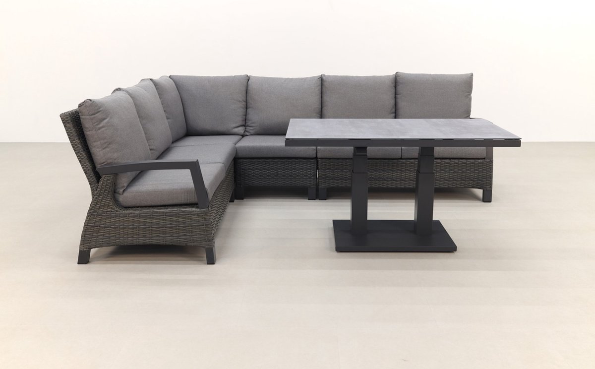 Vdg Darwin/rockford Lounge Dining Set - Antraciet - Grijs