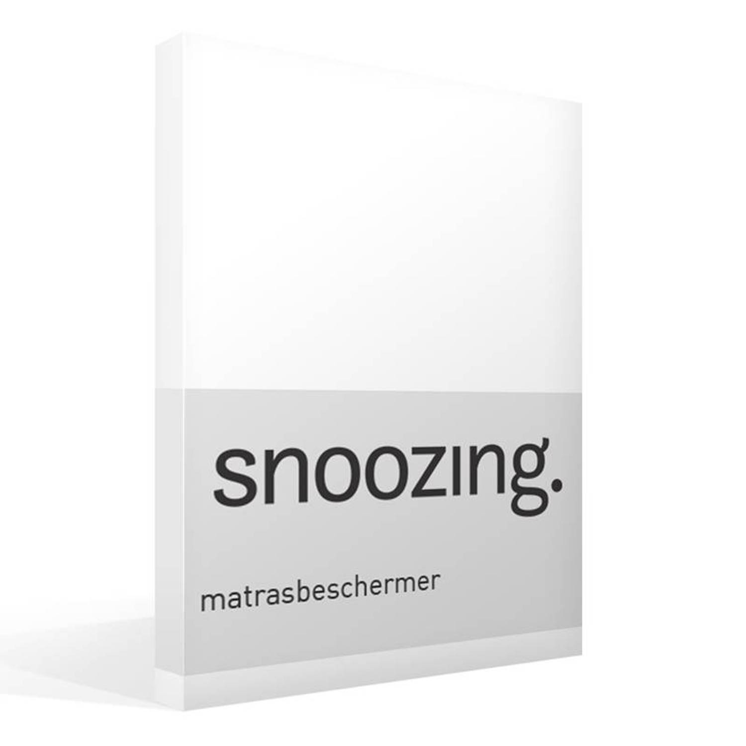 Snoozing - Matrasbeschermer - 160x200 - - Wit
