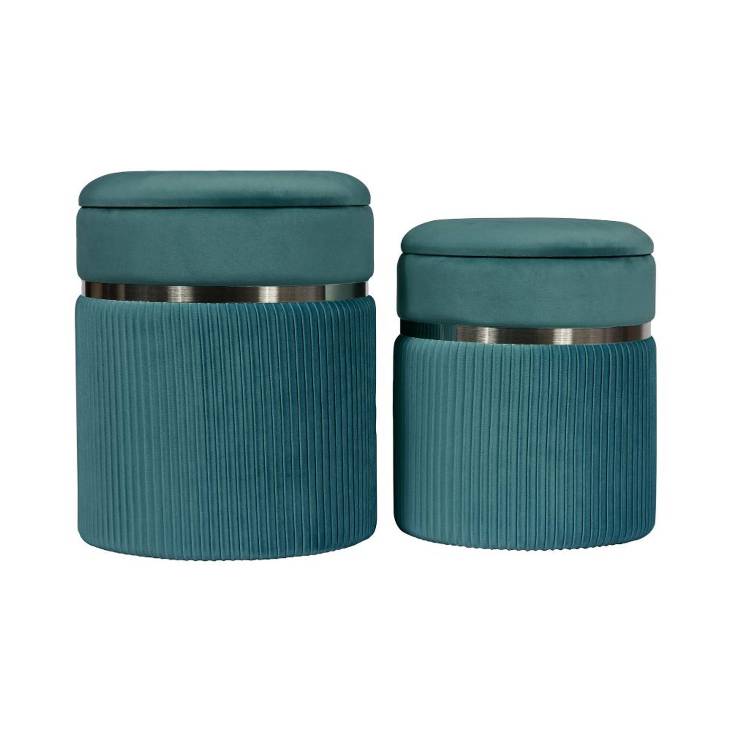 Mayook - Hocker Regale Set Van 2 - - Petrol