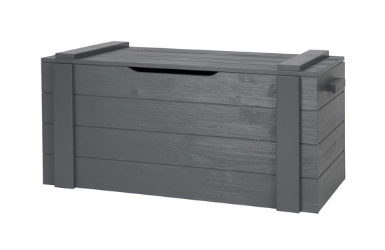 Woood Dennis Speelgoedkist - Grijs