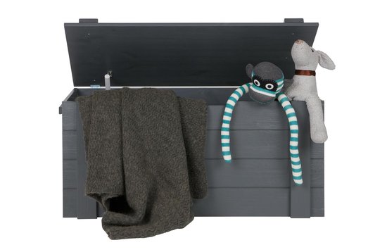 Woood Dennis Speelgoedkist - Grijs