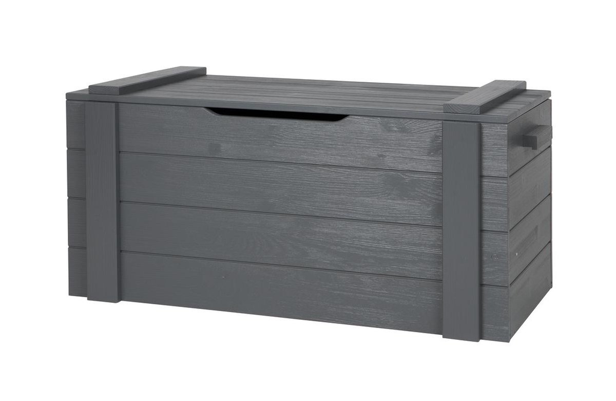 Woood Dennis Speelgoedkist - Grijs