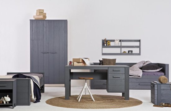 Woood Dennis Speelgoedkist - Grijs