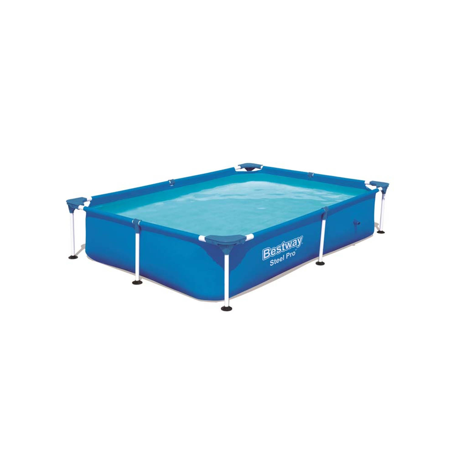 Bestway Passaat Frame Zwembad Rechthoek - 221 X 150 X 43 Cm - Blauw