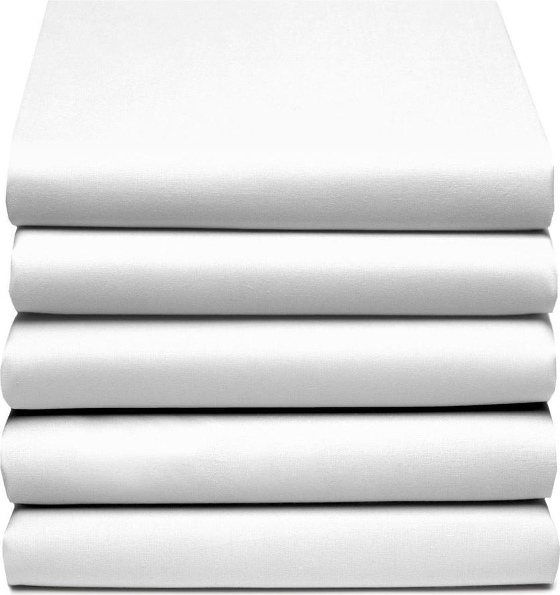 Cinderella Jersey Hoeslaken 160 x 220 cm - Wit