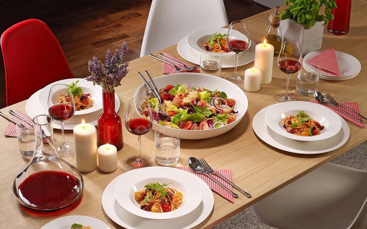 Villeroy & Boch For Me Diner Set 8-delig - Wit