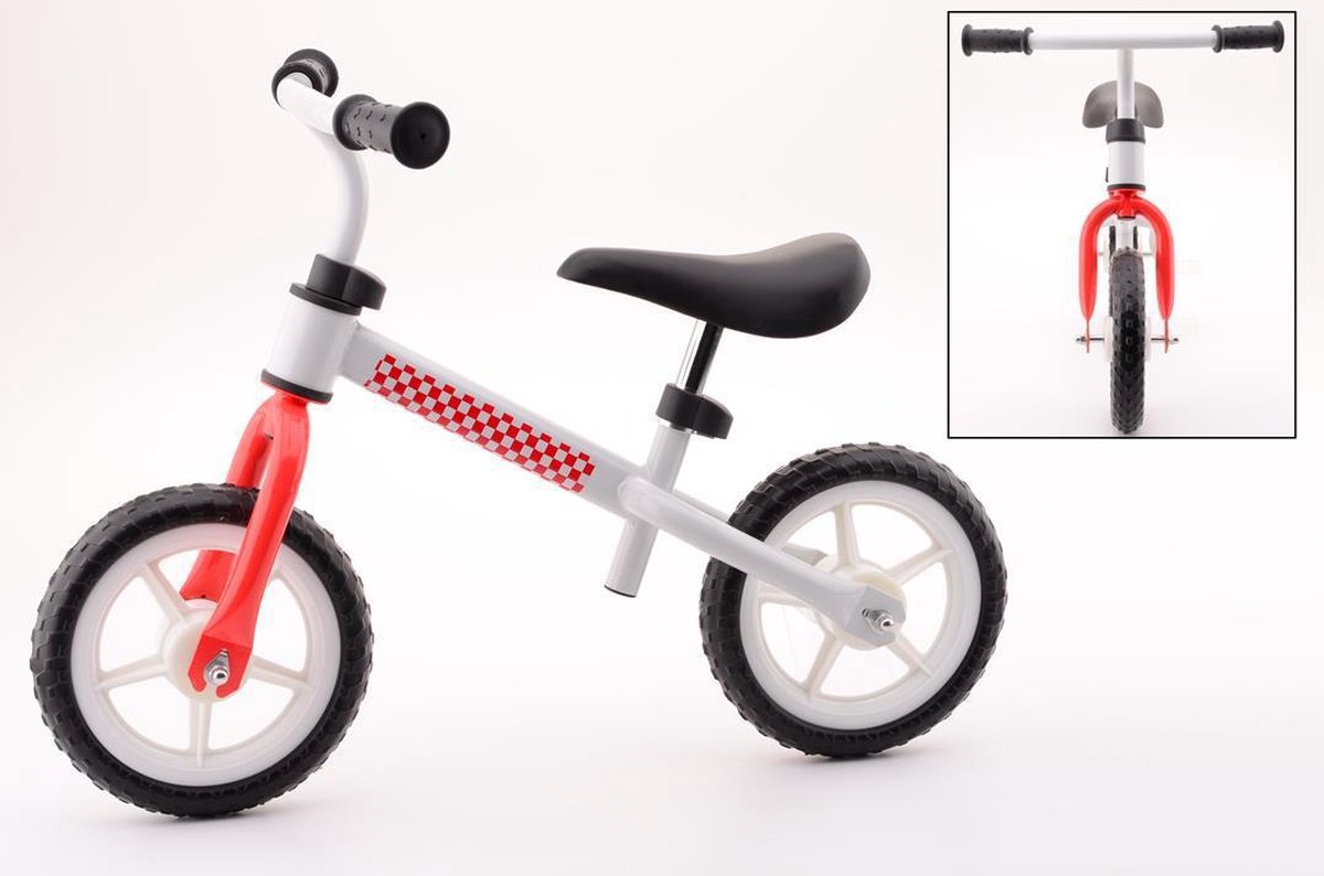 Johntoy My First Bike 12 Inch Junior/rood - Wit