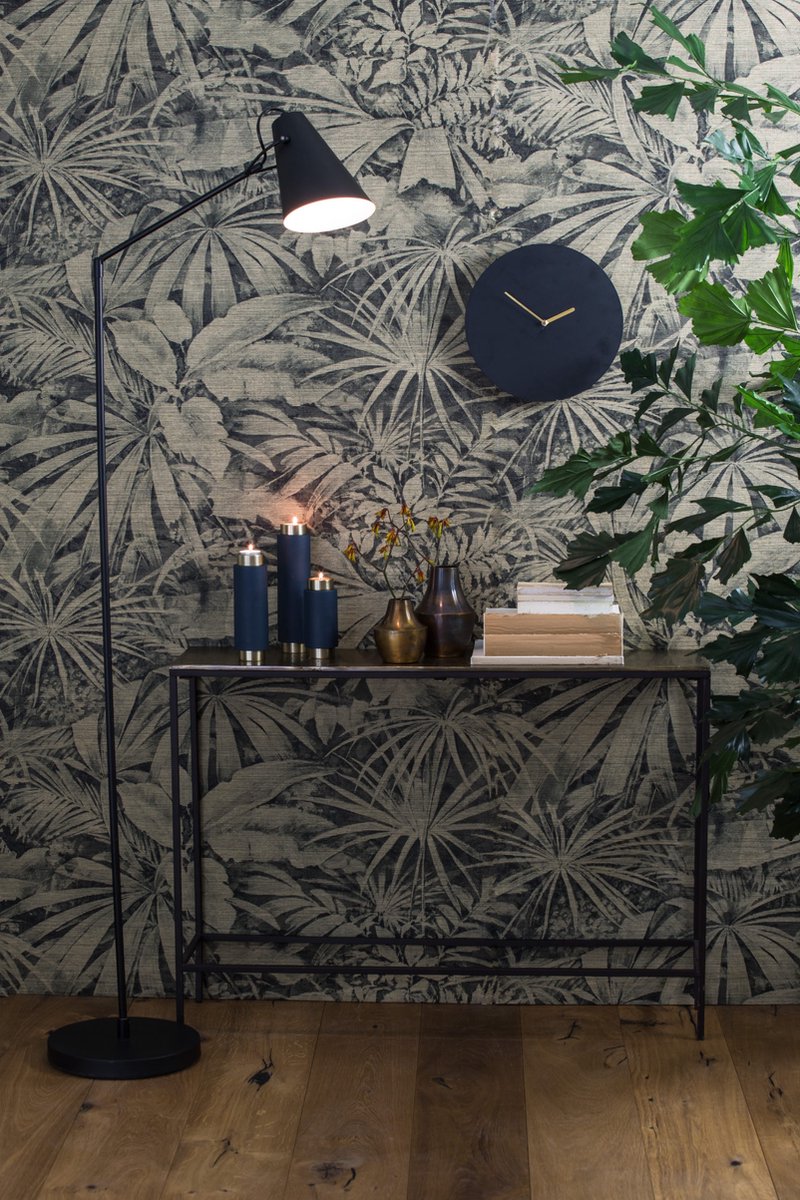 Light & Living - Light & Living Borre Vloerlamp - - Zwart