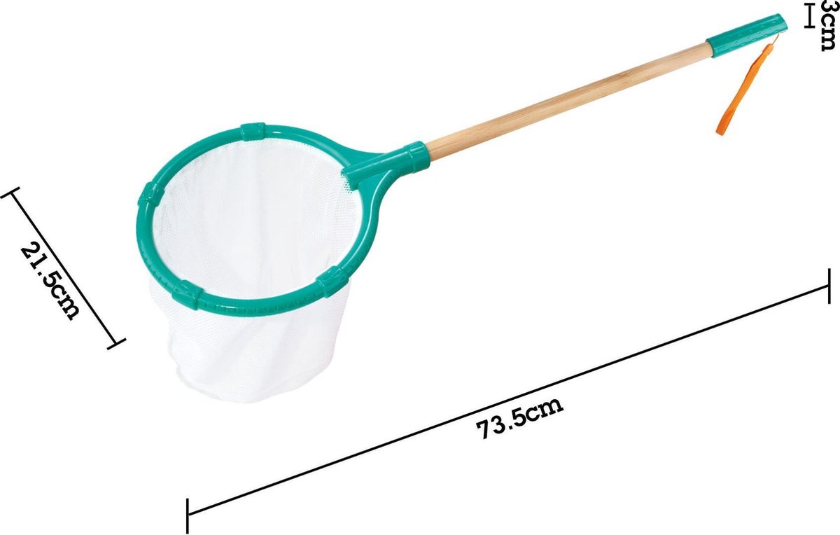Hape vangnet vlinders bamboe 73,5 cm - Groen