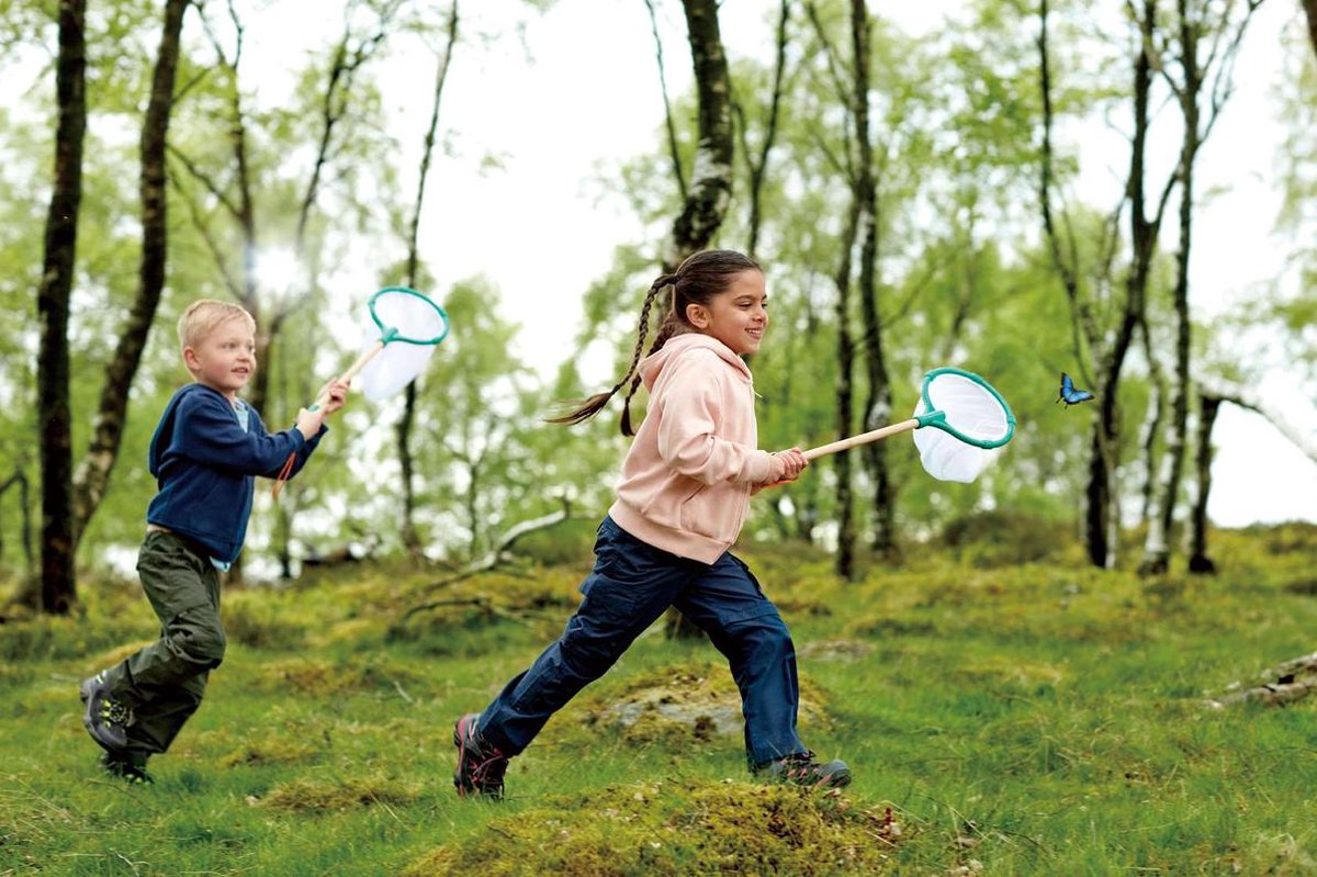 Hape vangnet vlinders bamboe 73,5 cm - Groen