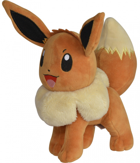 Pokémon knuffel Eevee junior 20 cm pluche bruin/beige