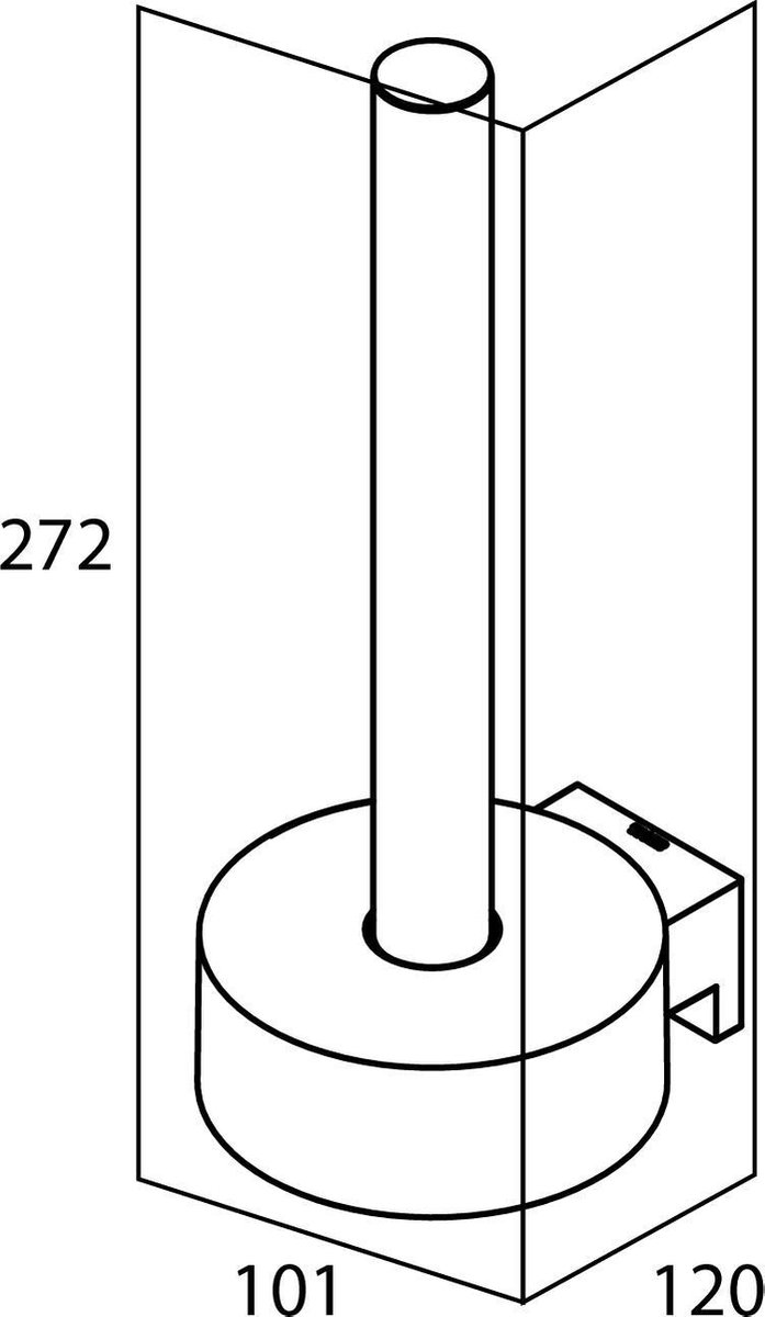 Tiger Bold Reserverolhouder - Zwart