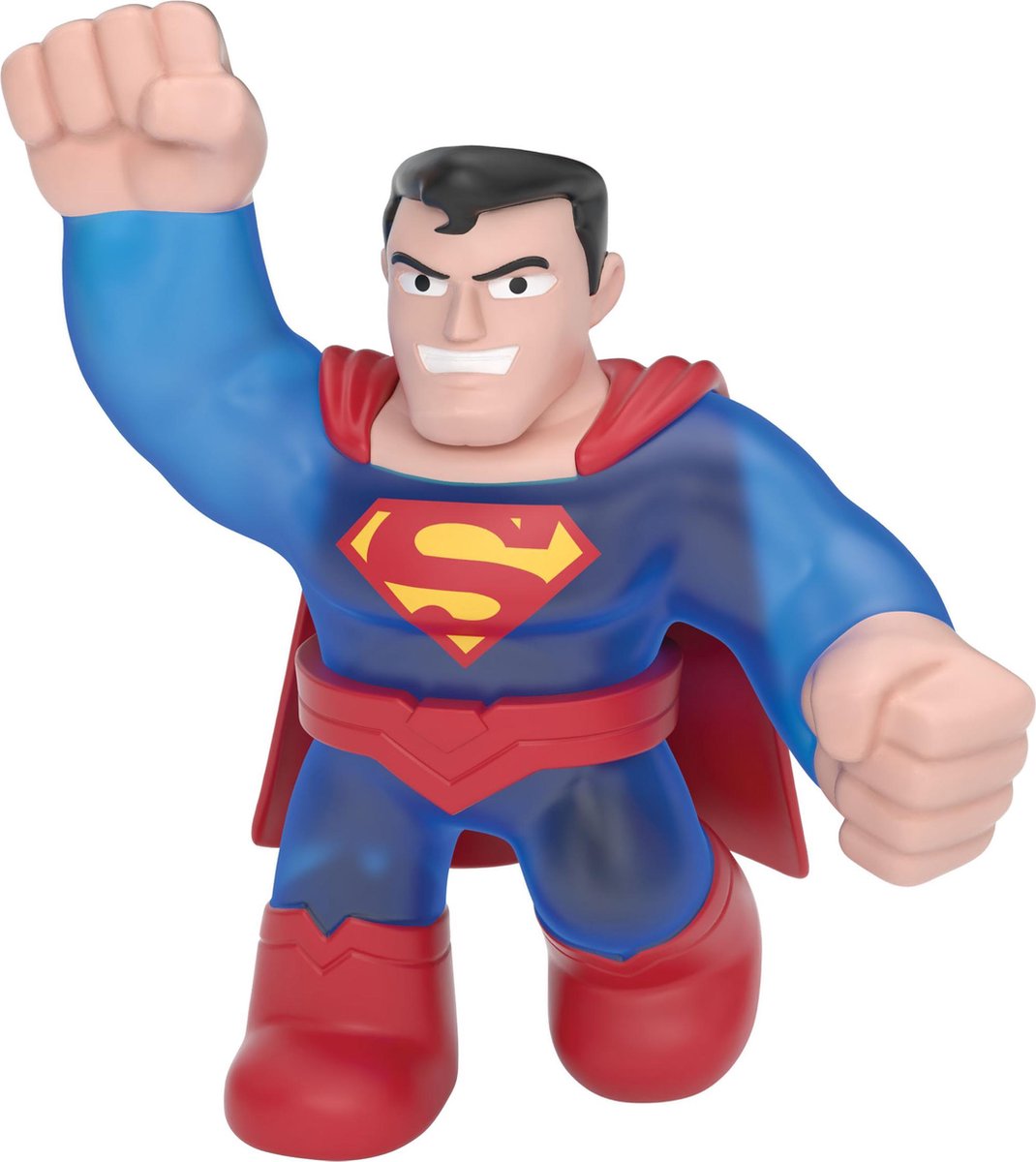Goo Jit Zu stretchfiguur DC Superman 14,5 x 13,5 cm rubber blauw