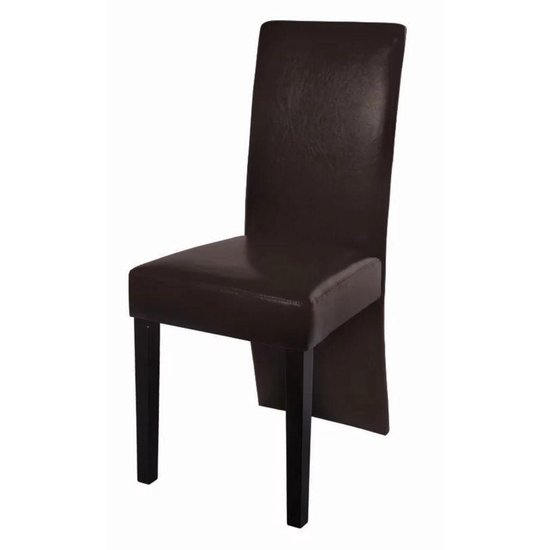 Vidaxl Eetkamerstoelen 2 St Kunstleer Donker - Bruin