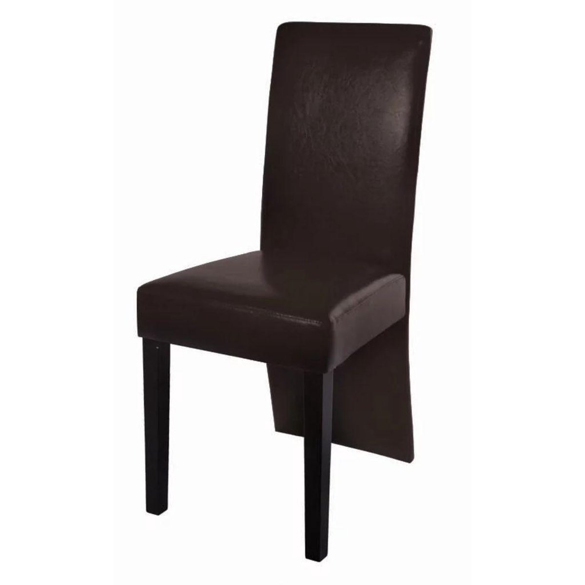 Vidaxl Eetkamerstoelen 2 St Kunstleer Donker - Bruin