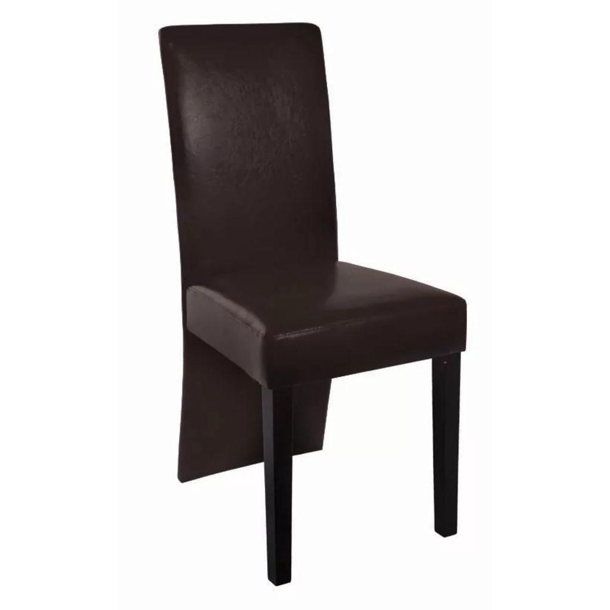 Vidaxl Eetkamerstoelen 2 St Kunstleer Donker - Bruin